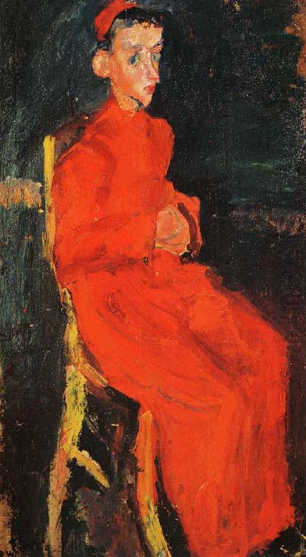 Chaim Soutine Seated Choirboy china oil painting image